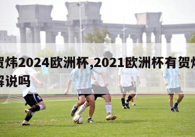 贺炜2024欧洲杯,2021欧洲杯有贺炜解说吗